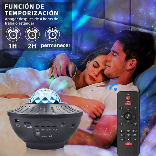 LED Projector Galaxy Ceiling Night Light Child, Star Projector with Remote Control, Bluetooth Speaker, Timer, Decorative Lights Room Gift
