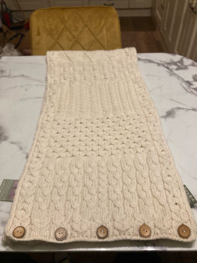 100% Merino Wool Celtic Infinity Scarf