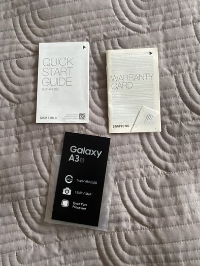 A3 Samsung Galaxy phone box