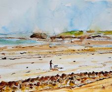 bundoran beech watercolour
