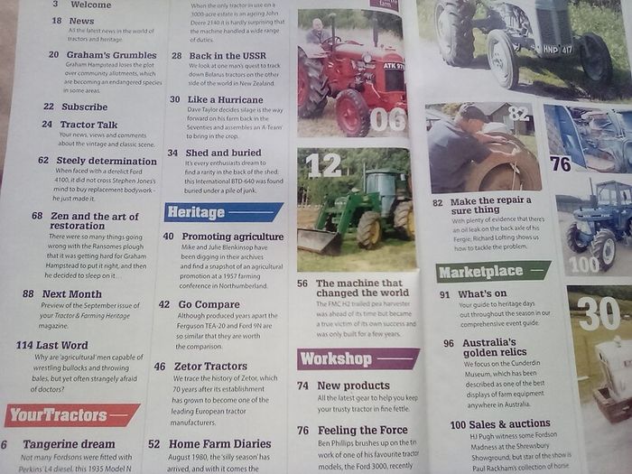 Two Fordson Tractor Magazines
