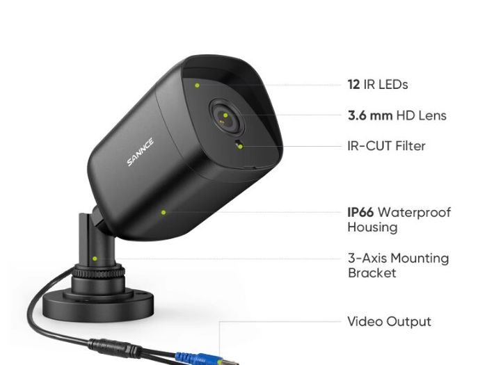 CCTV Complete System 4 Pcs Cameras and 1TB / 2TB  Hard Drive Installed