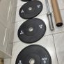 brand new olympic bumper weight lifting set  A Image 3