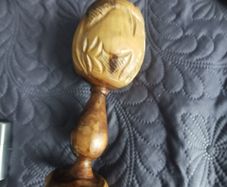 Vintage chalice hand carved goblet