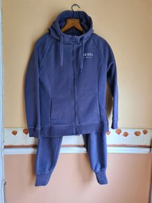 womens DIESEL ATH tracksuit purple mauve top Size medium Bottoms Size small