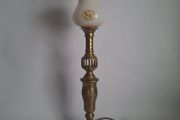 Brass Table Torchier Lamp
