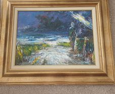 Impressionist Oil Painting by Shaw