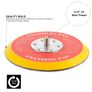 Glass Polish 12703 Dual Action Sanding Pad, DA Hook and Loop Sander Backer | 5/16"-24 | 125 mm Image 2
