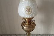 Stunning Antique Brass Oil Lamp