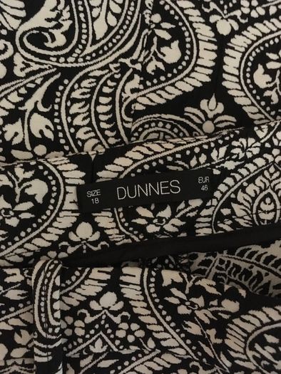 Soft Jacquard Trousers Black & White Damask 18
