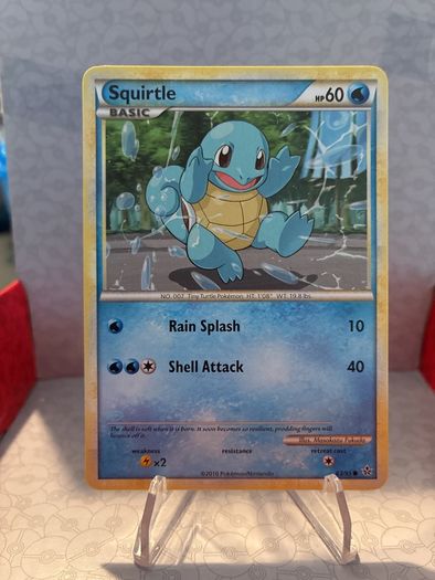 pokemon card Squirtle 2010