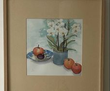 The Ripe Fig Watercolour