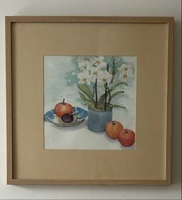 The Ripe Fig Watercolour