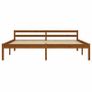 Bed Frame Honey Brown Solid Pine Wood 160x200 cm Image 4