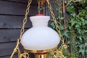 Vintage Brass Framed Chandelier