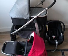 Uppababy + Cybex travel system