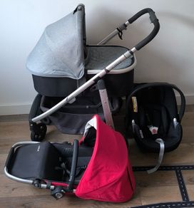 Uppababy + Cybex travel system