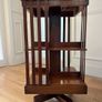 Antique swivel mahogany bookcase Image 2