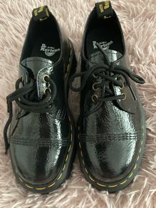 Dr Marten patent leather shoes