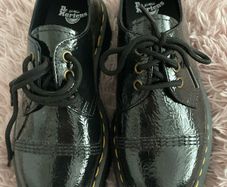 Dr Marten patent leather shoes