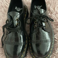 Dr Marten patent leather shoes