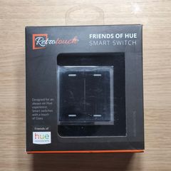 Friends of Hue Smart Switch - Black with Chrome Trim