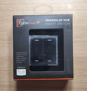 Friends of Hue Smart Switch - Black with Chrome Trim