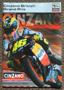2003 MotoGP British Grand Prix Programme