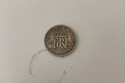 English six pence 1943