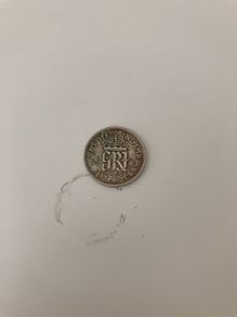 English six pence 1943