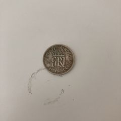 English six pence 1943