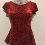 Red Velvet Kiah Top, New With Tags Image 4