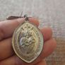 Unique Item. Late 1800s Religious Medal. Sacred Heart of Jesus. Religious. Image 3