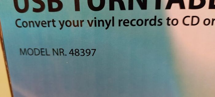 Turntable - Tevion USB. - If interested,  please make an offer.