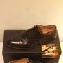 CHEANEY Harrington R Capped Oxford in Black Calf Leather | Rubber Sole Image 2