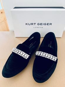 Kurt Geiger velvet Loafers flats shoes