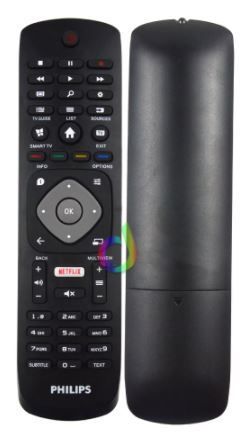 Philips Television Remote Control Replacement Accessories for PHILIPS TV with NETFLIX HOF16H303GPD24 398GR08B