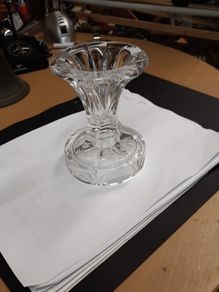 Vase stubby glass