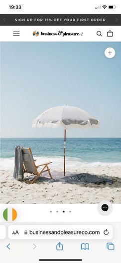 New oversized 100% cotton Lauren navy stripe beach towel by business and pleasure