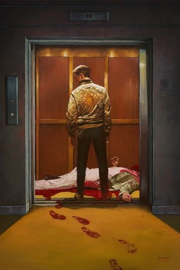Drive Movie Poster Screen Print Will Rochfort 24x36 + Free Mystery Print