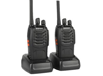 New 2x Baofeng BF-888S Two Way Channel Radio 400-470 MHz Walkie Talkie Set #1464