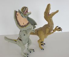 2 X Jurassic World dinosaur light & sound