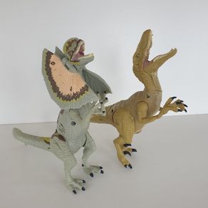 2 X Jurassic World dinosaur light & sound