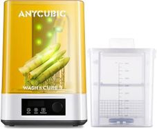 Wash and Cure 3 Station, 2 in 1 Wash & Cure Machine for ANYCUBIC Photon Mono Mars LCD/SLA/DLP Resin 3D Printing Models with Dual Cleaning Modes and Uniform Curing, Washing Size 165x100x180mm