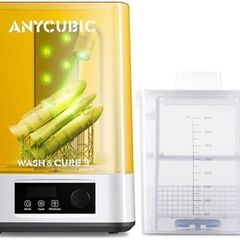 Wash and Cure 3 Station, 2 in 1 Wash & Cure Machine for ANYCUBIC Photon Mono Mars LCD/SLA/DLP Resin 3D Printing Models with Dual Cleaning Modes and Uniform Curing, Washing Size 165x100x180mm