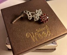 Vintage Sterling Silver Brooch Pin by Silverwood Irish Jewellery