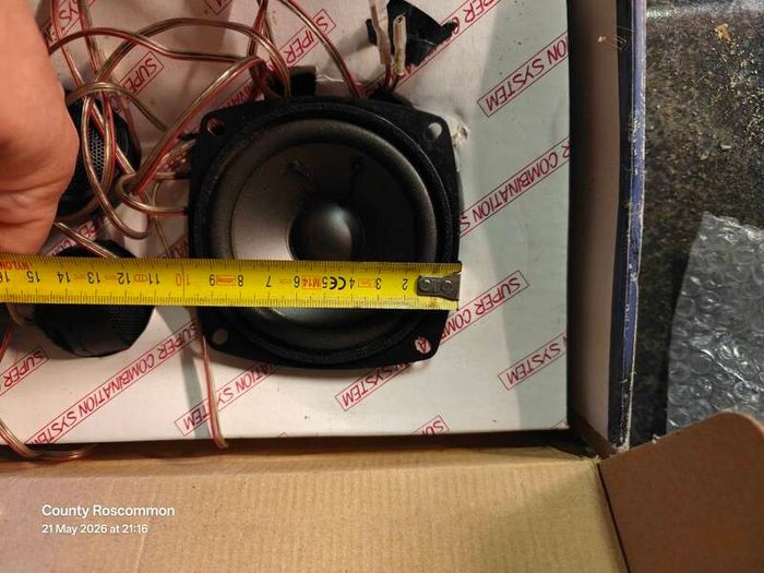 Car speakers woofer and tweeter 140w