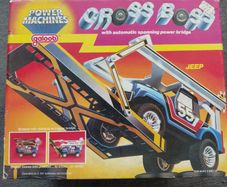 vintage Cross Boss by galoob in box with instructions and decal sheet