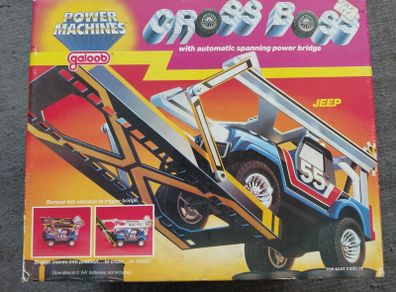vintage Cross Boss by galoob in box with instructions and decal sheet