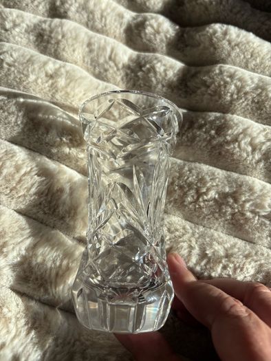 Vintage Tyrone Irish Crystal Bud Vase (With Original Box & Care Guide)
